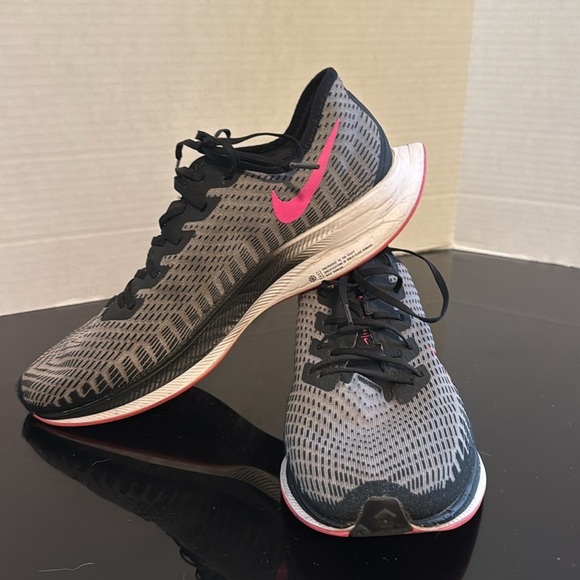 Nike Zoom Pegasus Turbo 2 Black/Pink&Grey AT2863-007 Mens Size 12 Running Shoe main image 8